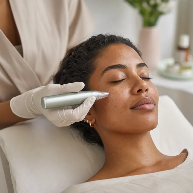 Microneedling af kind hos Beauty Wave i Valby